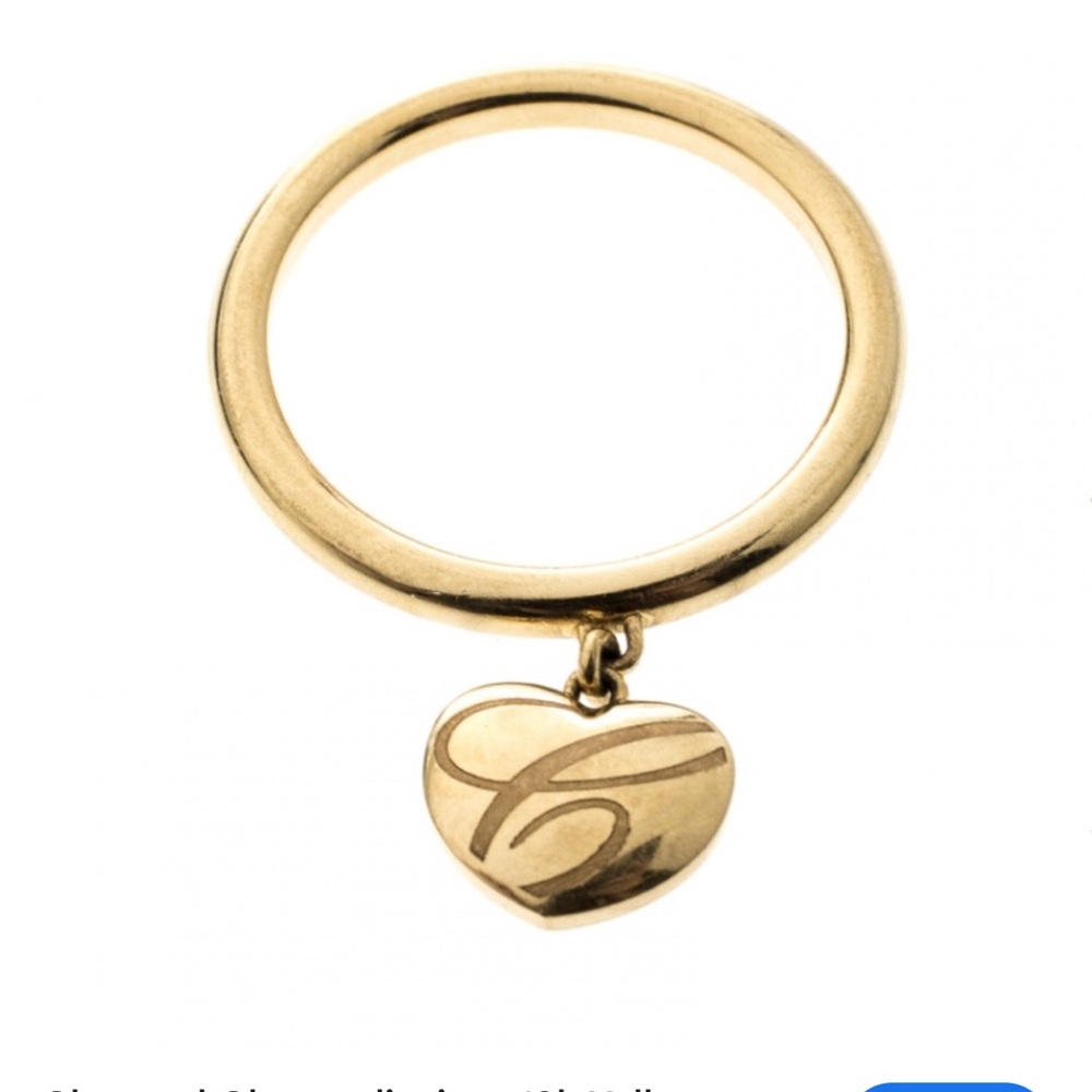 Chopard Chopardissimo Heart Dangle Heart Ring - image 1